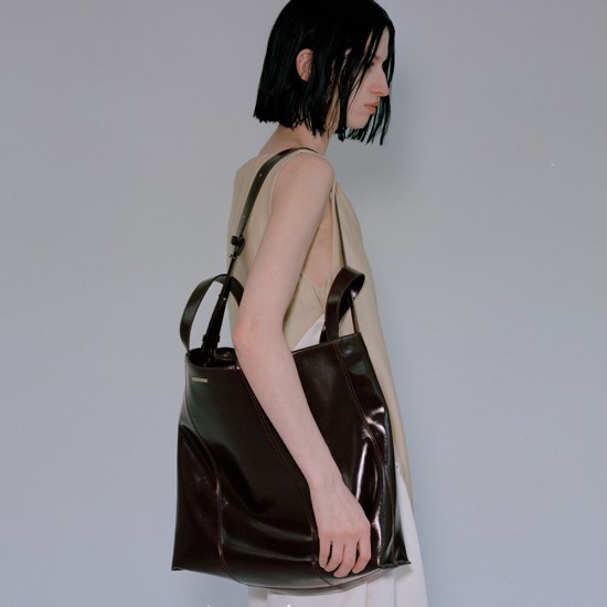 Tote bag cowhide sense of quality large-capacity - Memoo.com